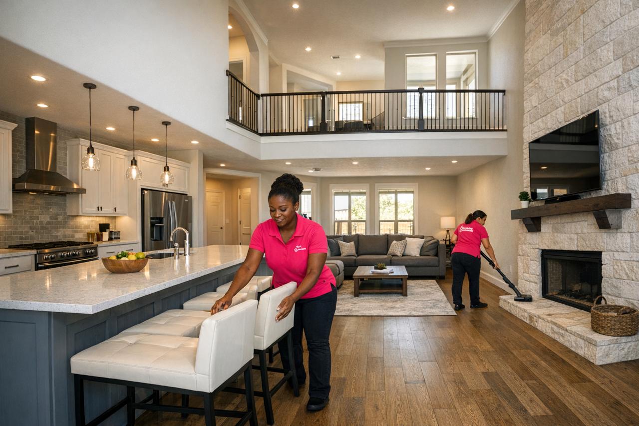Professional cleaning by SparkleDiva Cleaners in Houston